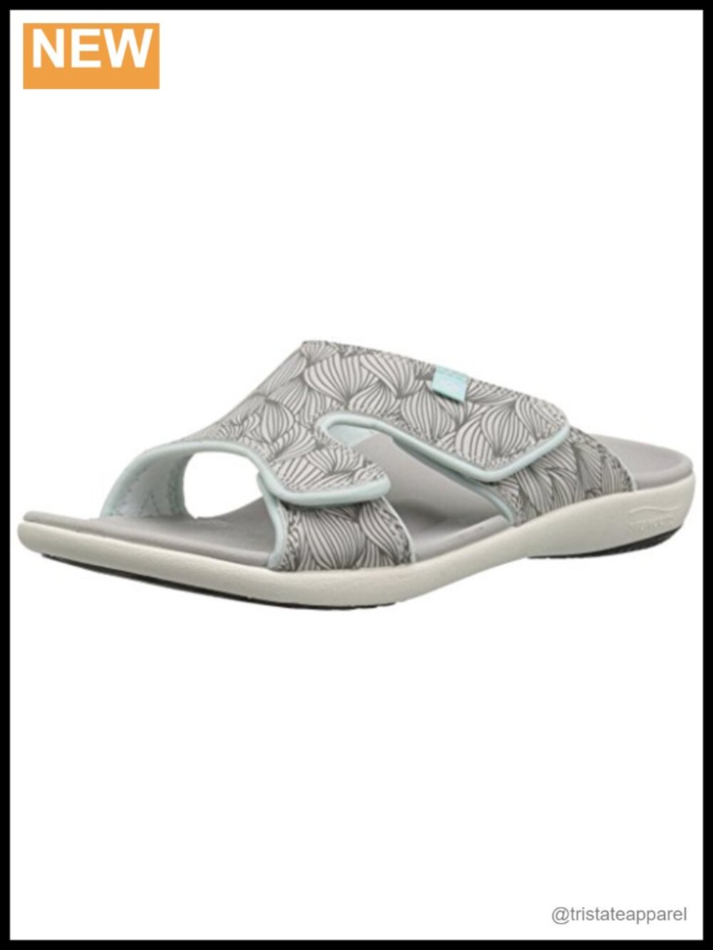 Orthotic Slide Sandal with Arch Support Cushioned EVA Midsole